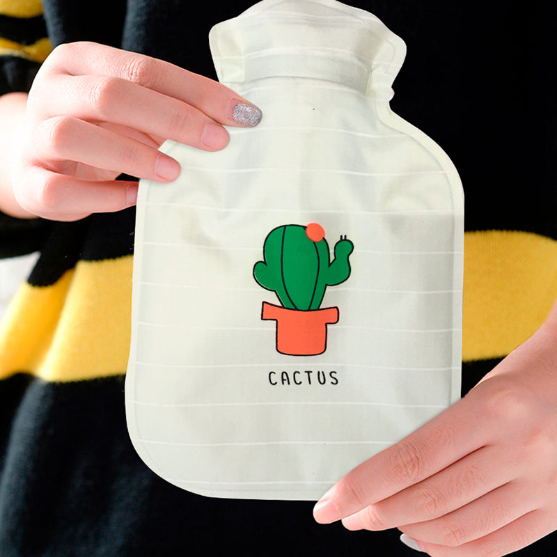 Bolsa para Cólicos de Agua Caliente en PVC Diseño Estampado Reutilizable