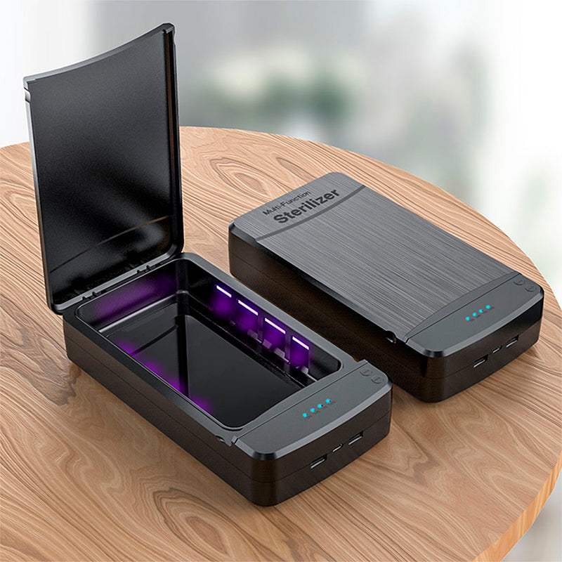 Caja Esterilizadora UV UVC con Difusor de Aromas - Para Celulares y Objetos