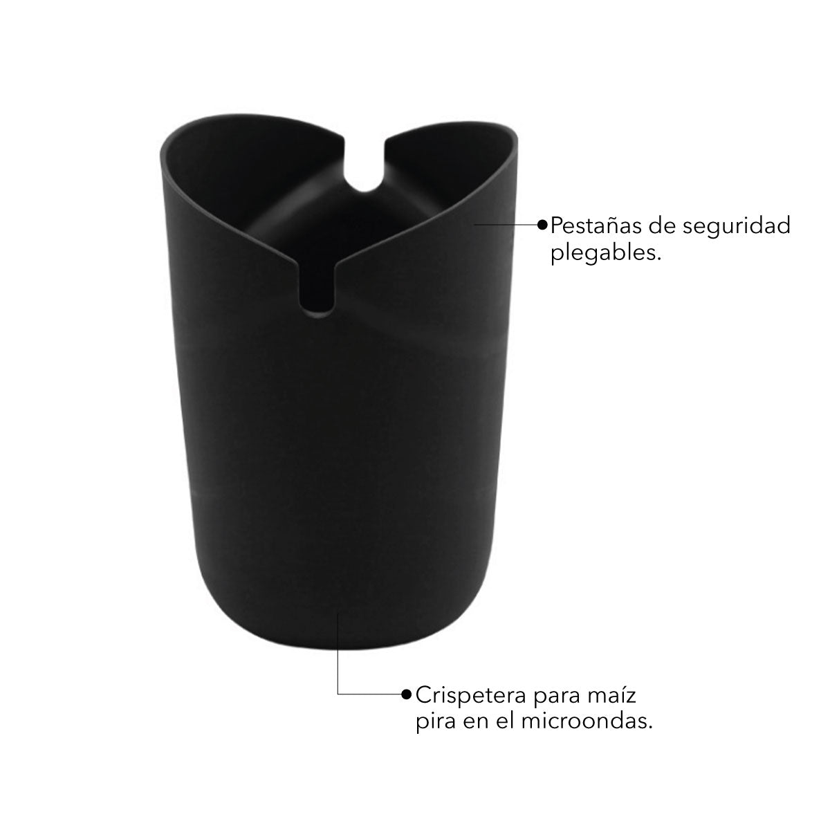 crispetera de Silicona para Microondas Palomitas Rápidas Saludables