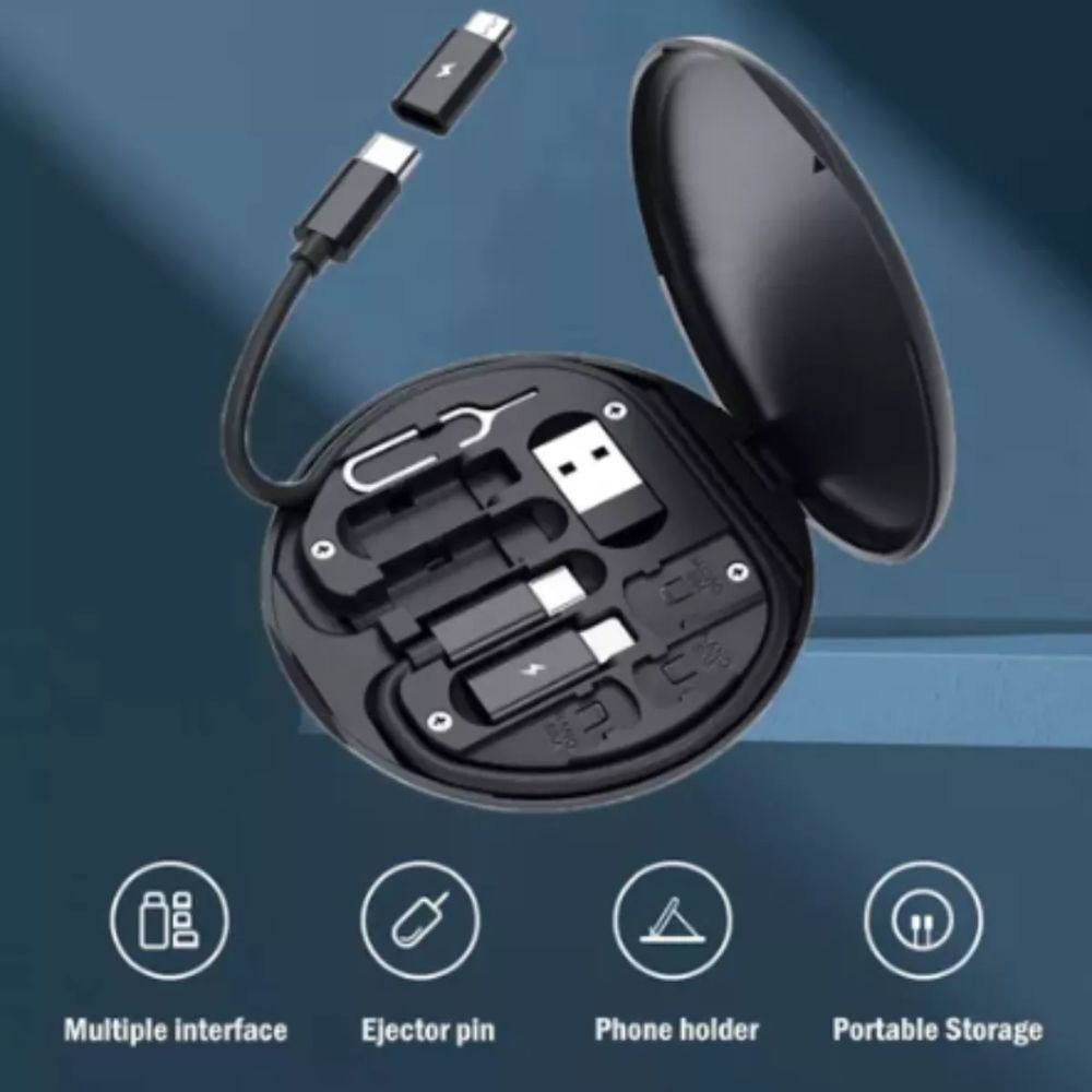 Kit de Carga Múltiple para Celular – USB, Tipo C, iOS