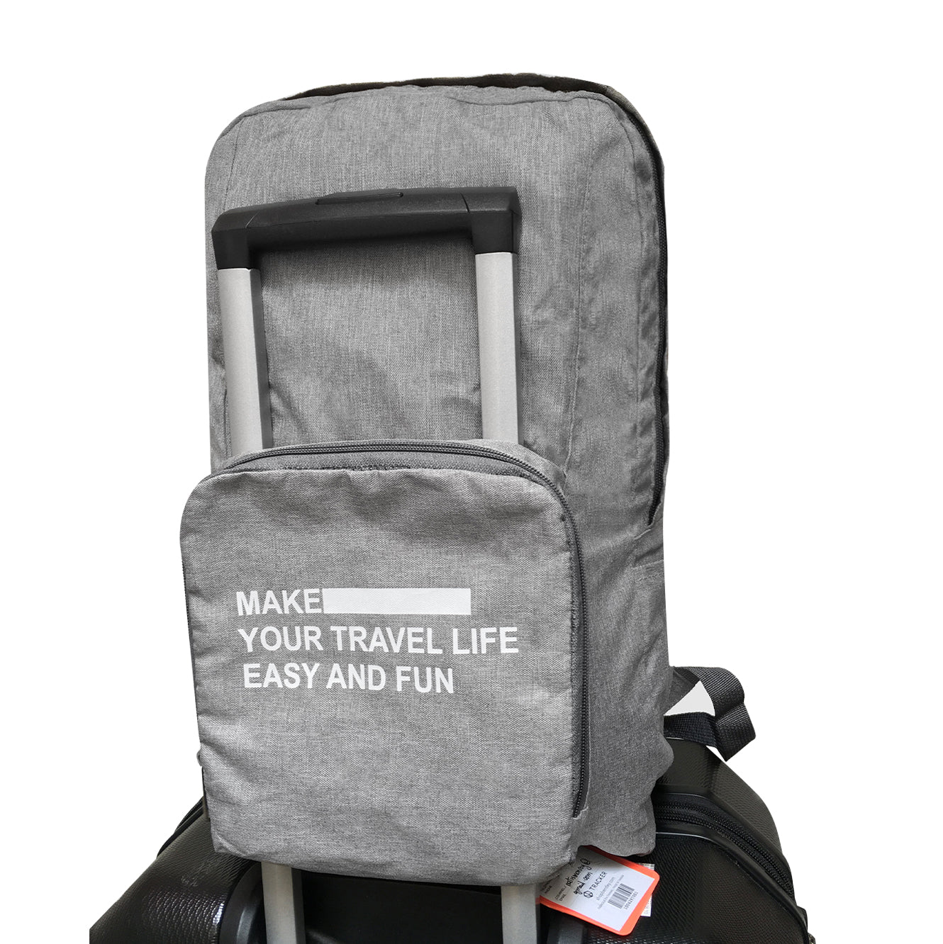 Maleta Plegable de Viaje Ligera con Bolsillo para Maleta de Ruedas