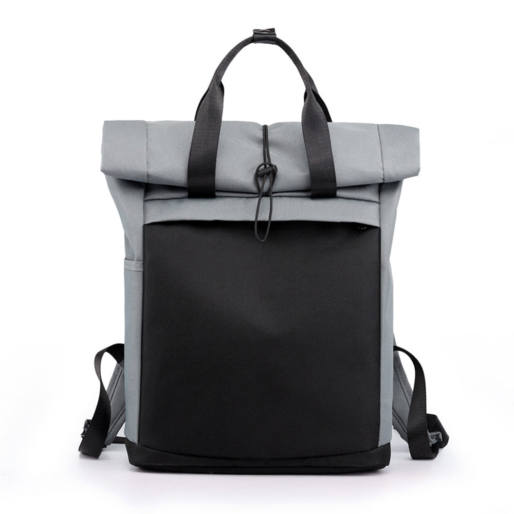 Maletín Mochila Roll Top para Laptop con Gran Capacidad en Poliéster