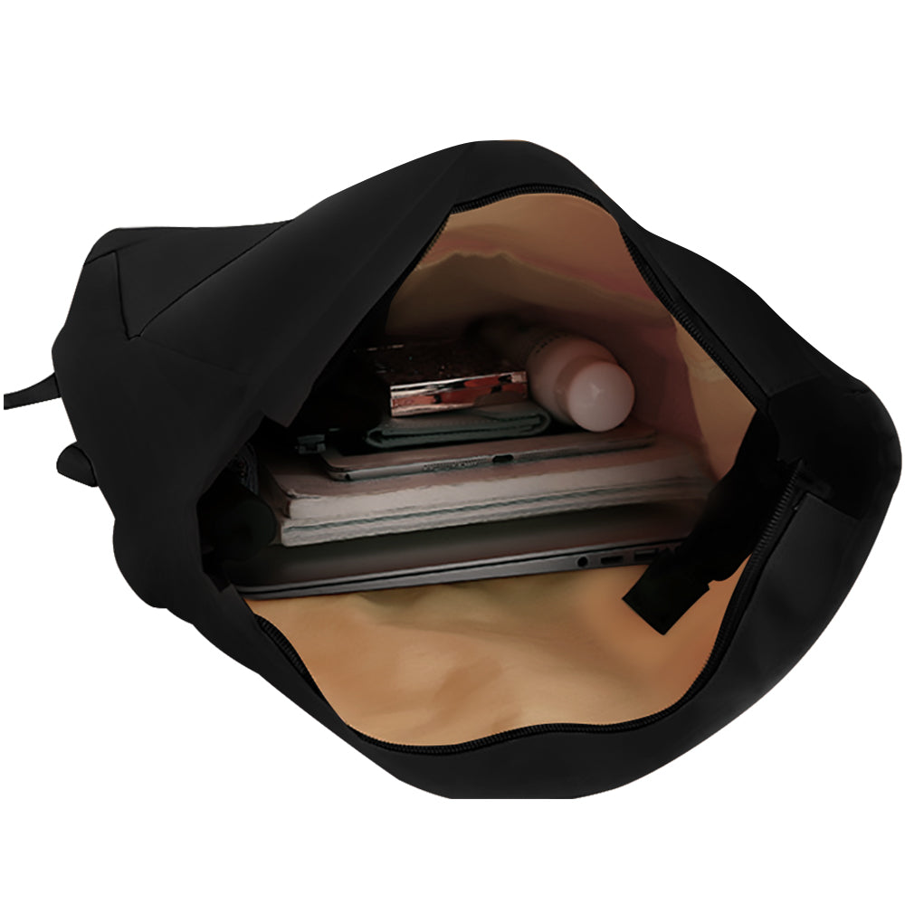 Maletín Mochila Roll Top para Laptop con Gran Capacidad en Poliéster
