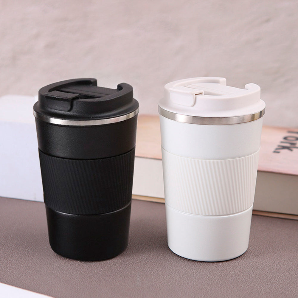 Mug Térmico de Doble Pared con Tapa Press Open