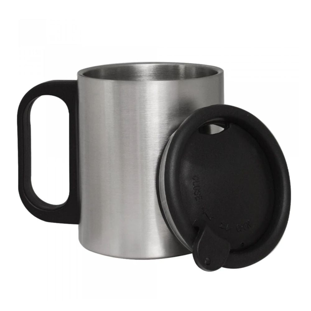 Mug de Acero Inoxidable 7 Onzas con Tapa de Seguridad