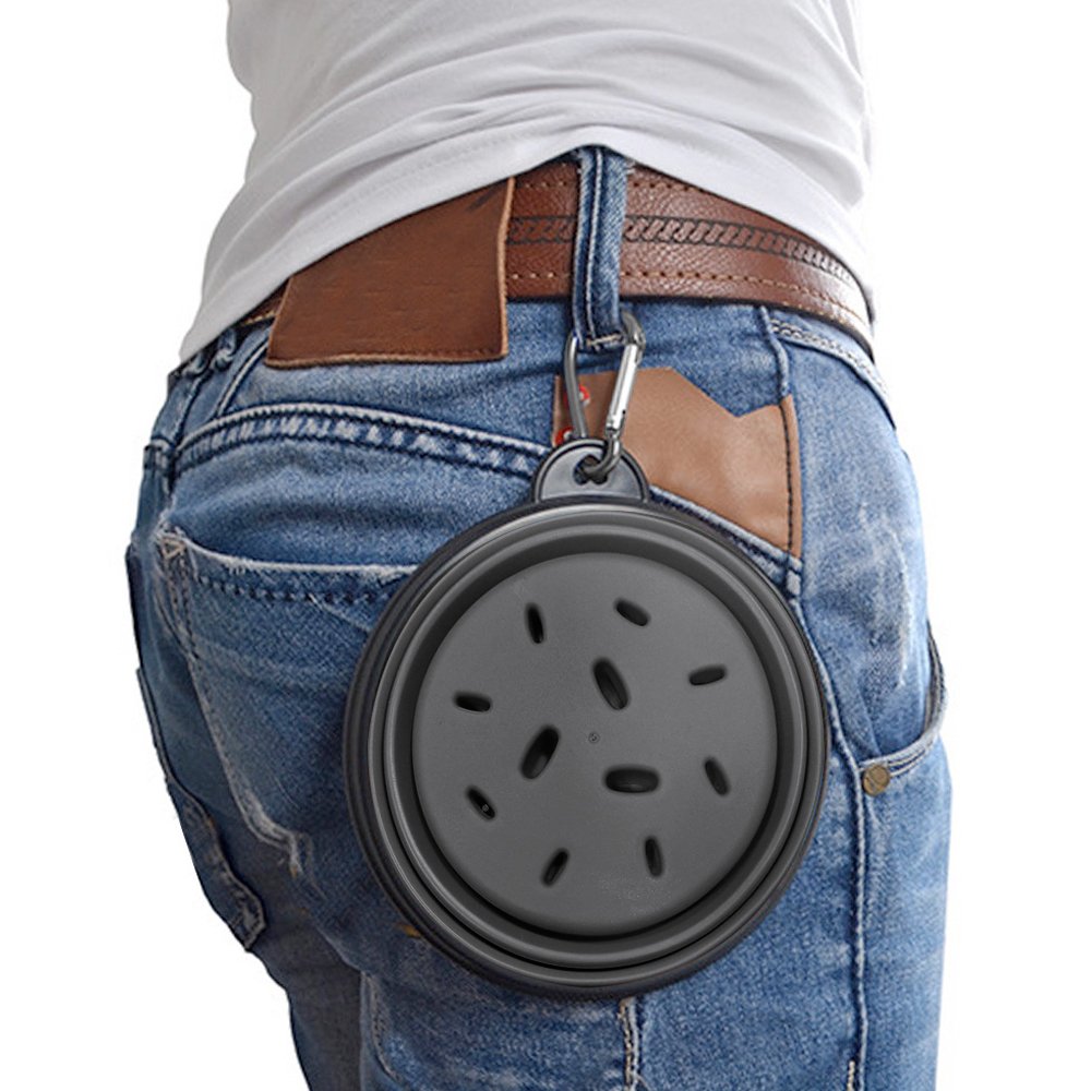 Plato Plegable Comida Lenta para Perros – Silicona Antiansiedad