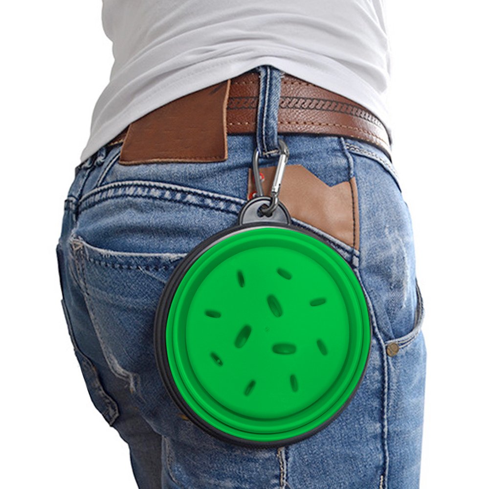 Plato Plegable Comida Lenta para Perros – Silicona Antiansiedad