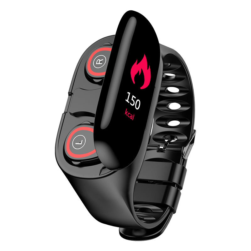 Smartwatch con Audífonos Bluetooth - Reloj Inteligente 2 en 1