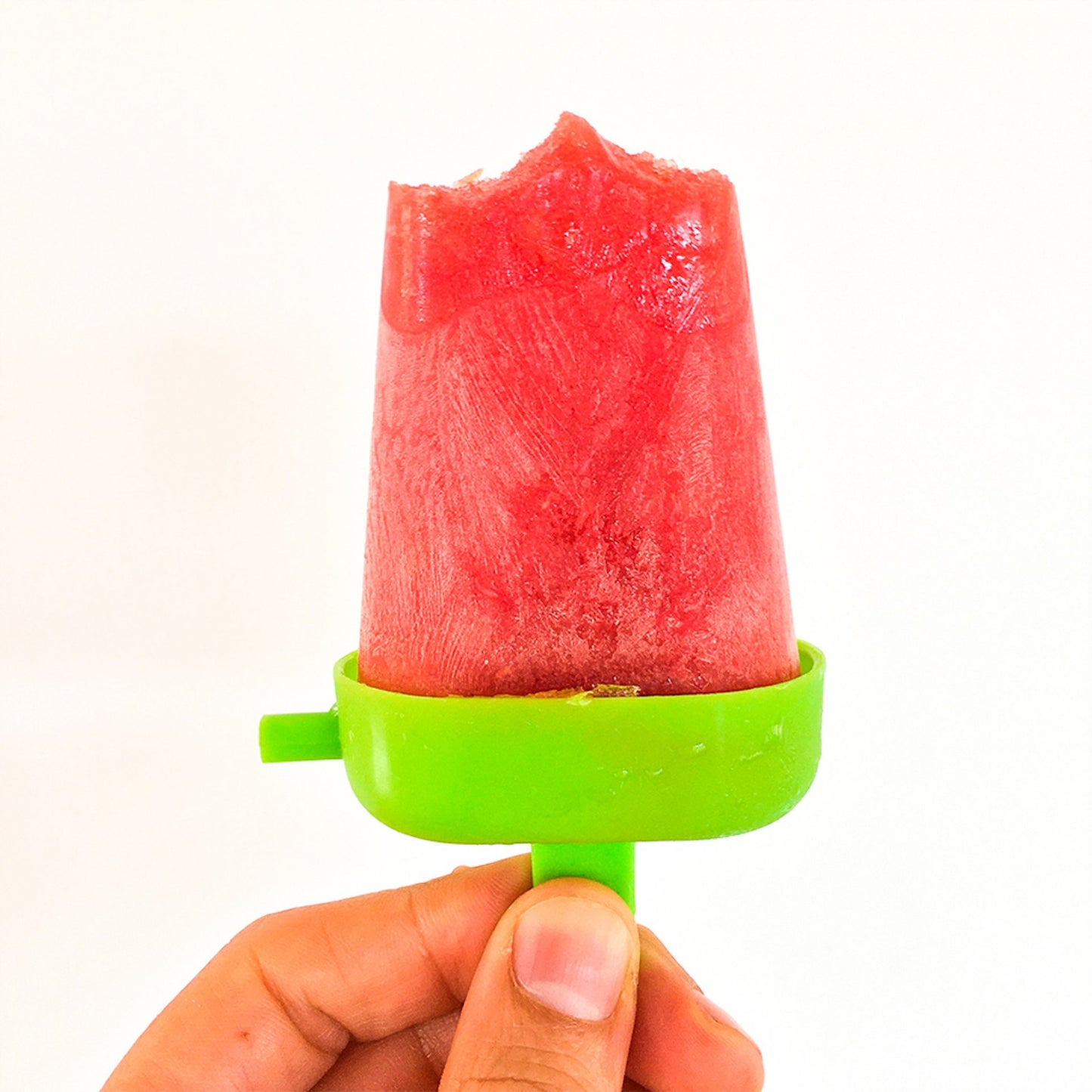 Molde para Paletas de Hielo 4 Puestos con Mangos de Colores