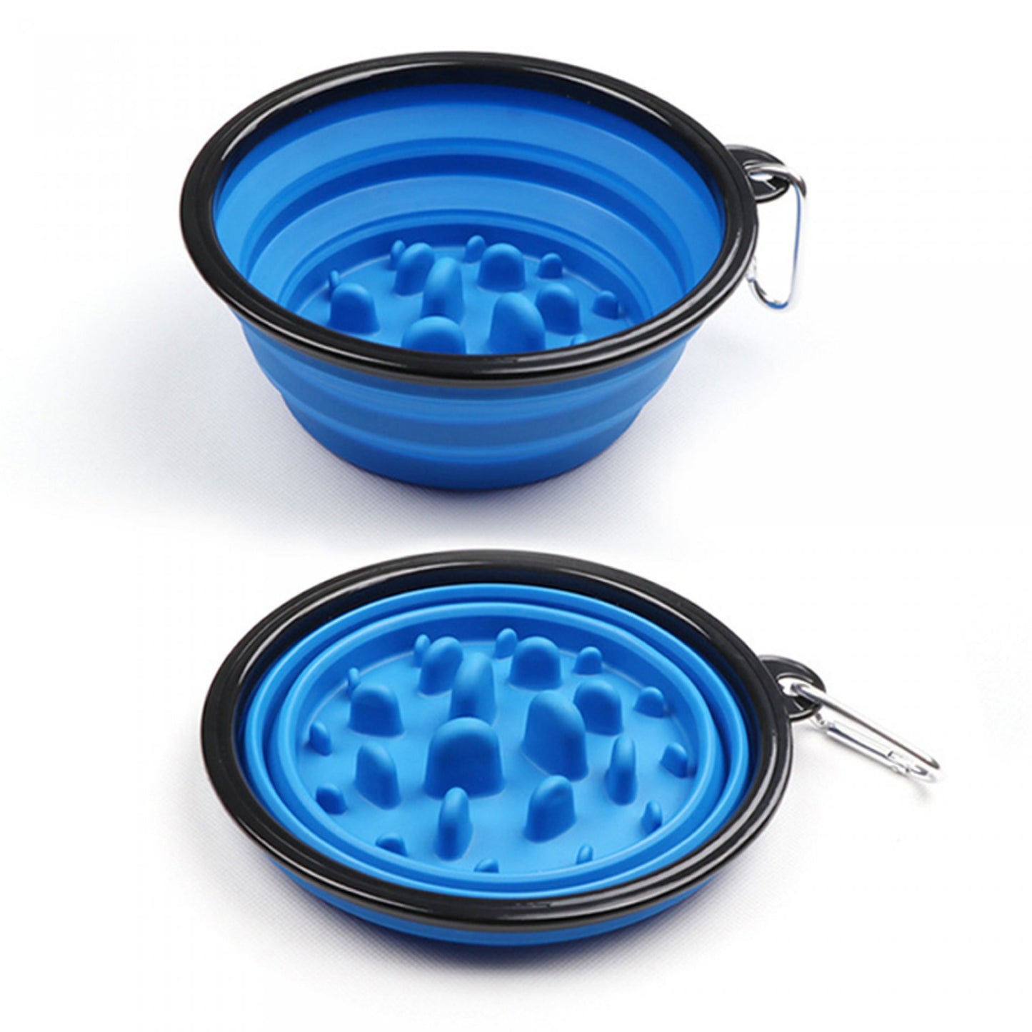 Plato Plegable Comida Lenta para Perros – Silicona Antiansiedad