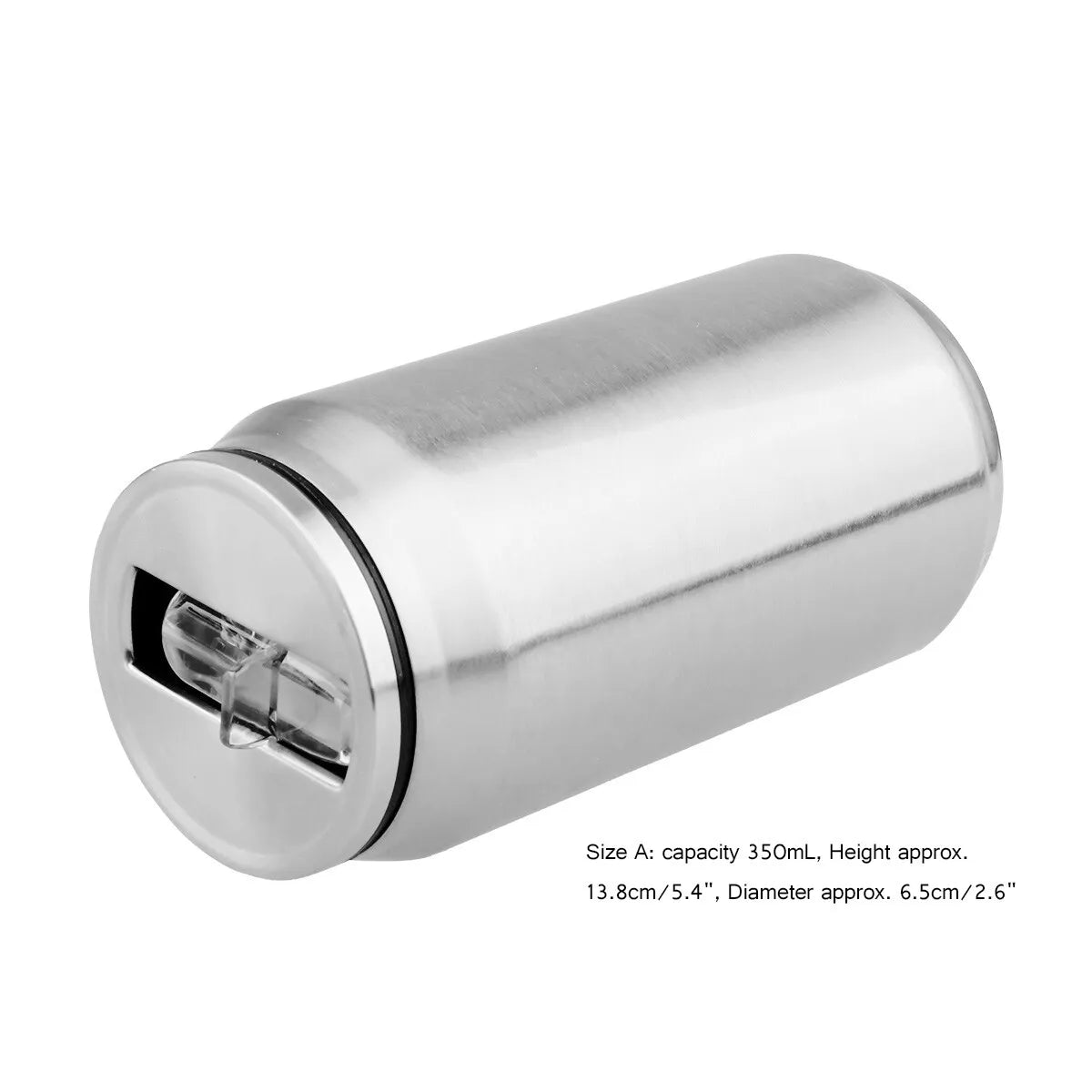 Mug Térmico en Acero Inoxidable 500ml – Diseño Tipo Lata de Soda