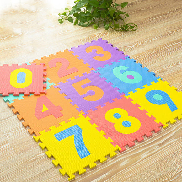 Tapete Foami Bebé Armable 10 Piezas Ideal para Gateo y Juego