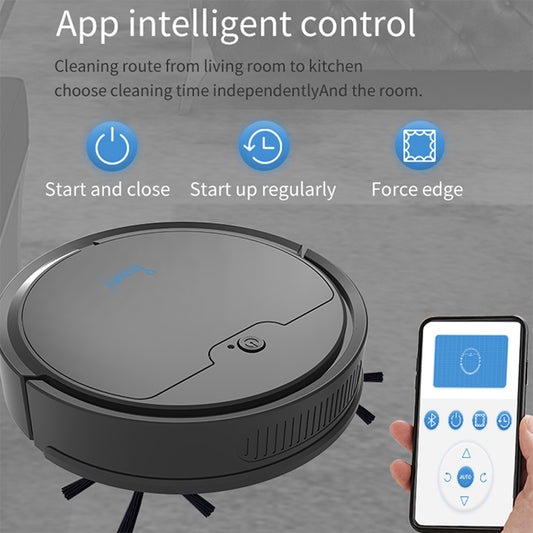 Aspiradora Robot Inteligente BowAI con Sensor + App + Barredora Automática