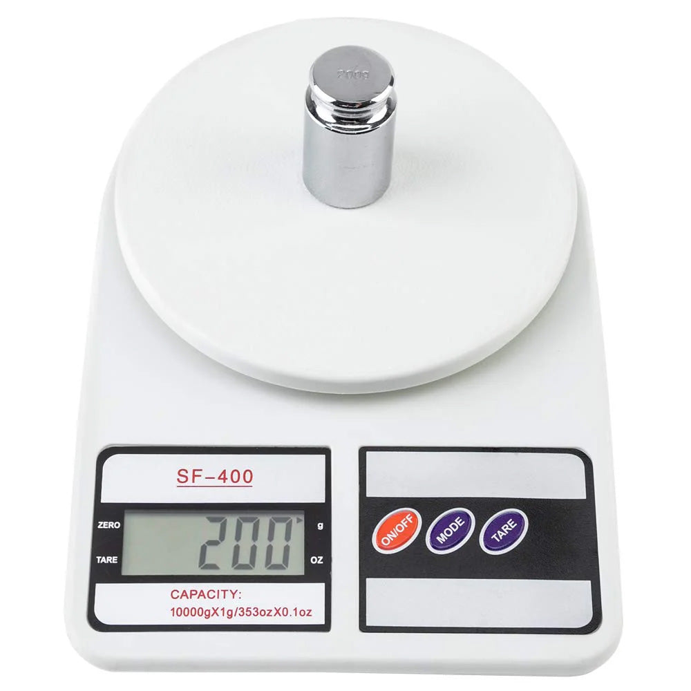 Balanza Gramera Cocina Digital 10kg Precisa LCD Vidrio Función Tara