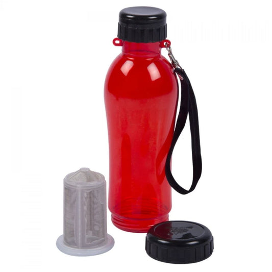 Botella 580ml para Infusiones - Con Dosificador y Forro Individual