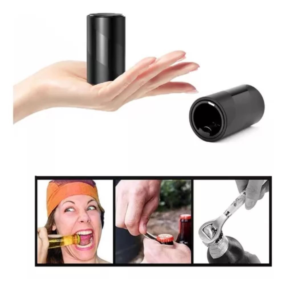 Destapador Automático de Botellas Magnético Abrebotellas Fácil y Rápido para Cerveza y Gaseosa