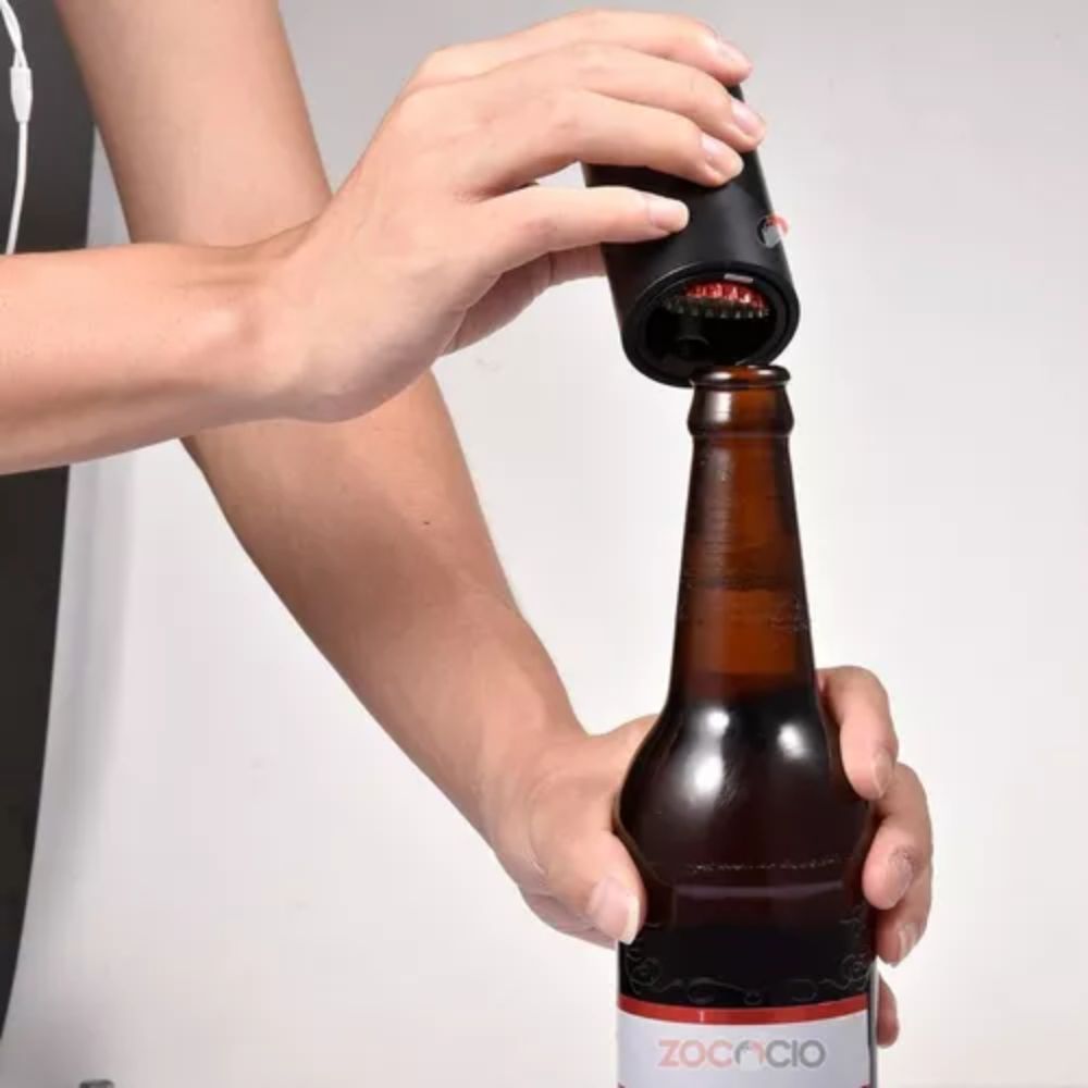 Destapador Automático de Botellas Magnético Abrebotellas Fácil y Rápido para Cerveza y Gaseosa