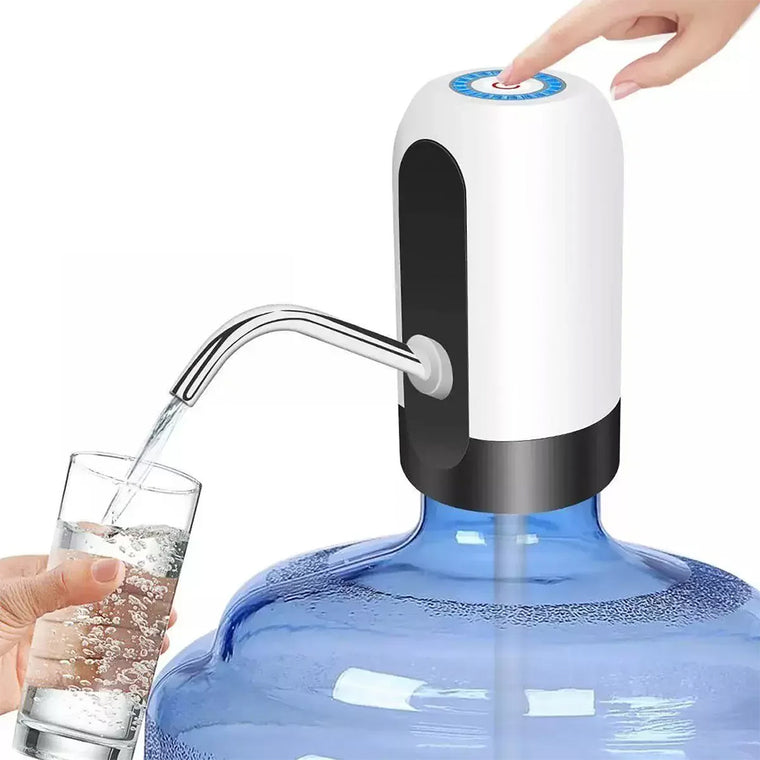 Dispensador de Agua Eléctrico Recargable para Botellón Portátil y Fácil de Usar