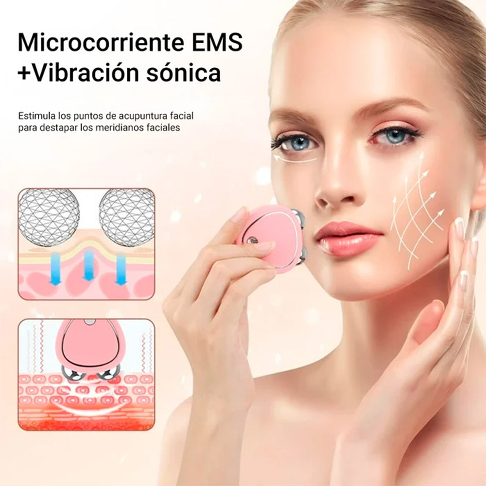 Dispositivo Lifting Facial con Microcorrientes USB Estirador de Cara Reafirmante Antiedad Portátil