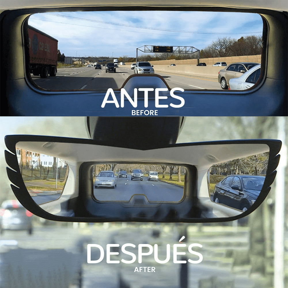 Espejo Retrovisor Gran Angular para Autos – Mayor Visibilidad