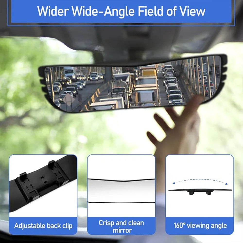 Espejo Retrovisor Gran Angular para Autos – Mayor Visibilidad