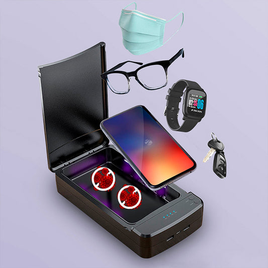 Caja Esterilizadora UV UVC con Difusor de Aromas - Para Celulares y Objetos