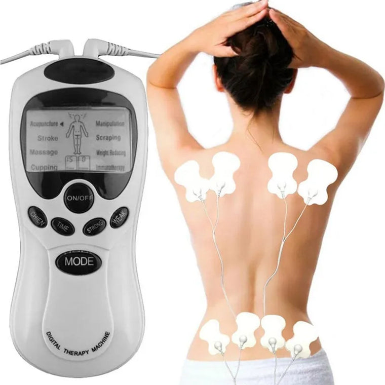 Gimnasia Pasiva X8 con 8 Electrodos Estimulación Muscular y Relajación