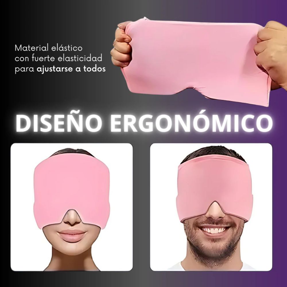 rro de Gel Frío y Caliente para Migrañas y Dolor de Cabeza