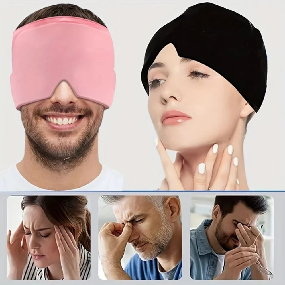 rro de Gel Frío y Caliente para Migrañas y Dolor de Cabeza