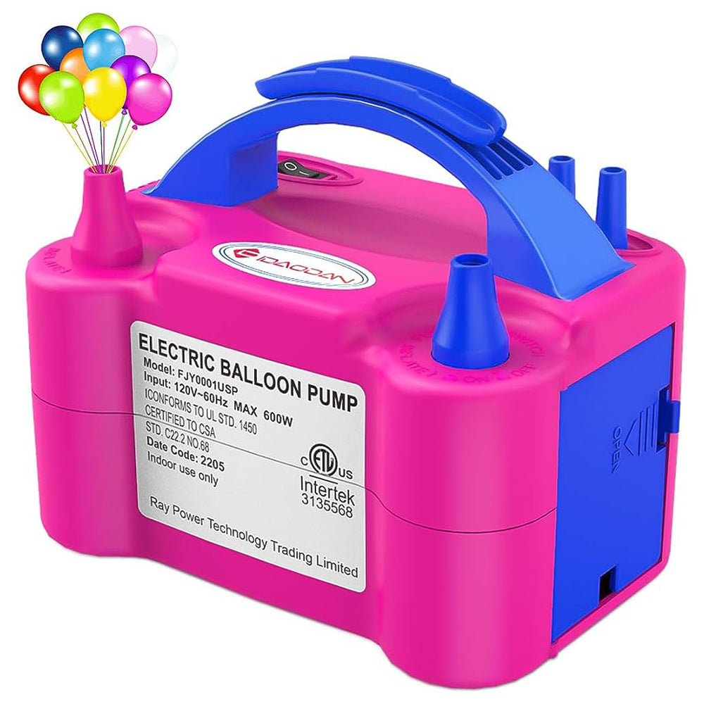 Inflador de Globos Eléctrico con Dos Boquillas