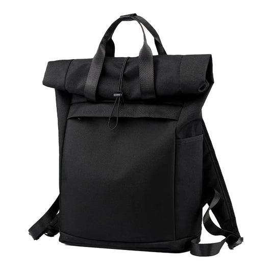 Maletín Mochila Roll Top para Laptop con Gran Capacidad en Poliéster