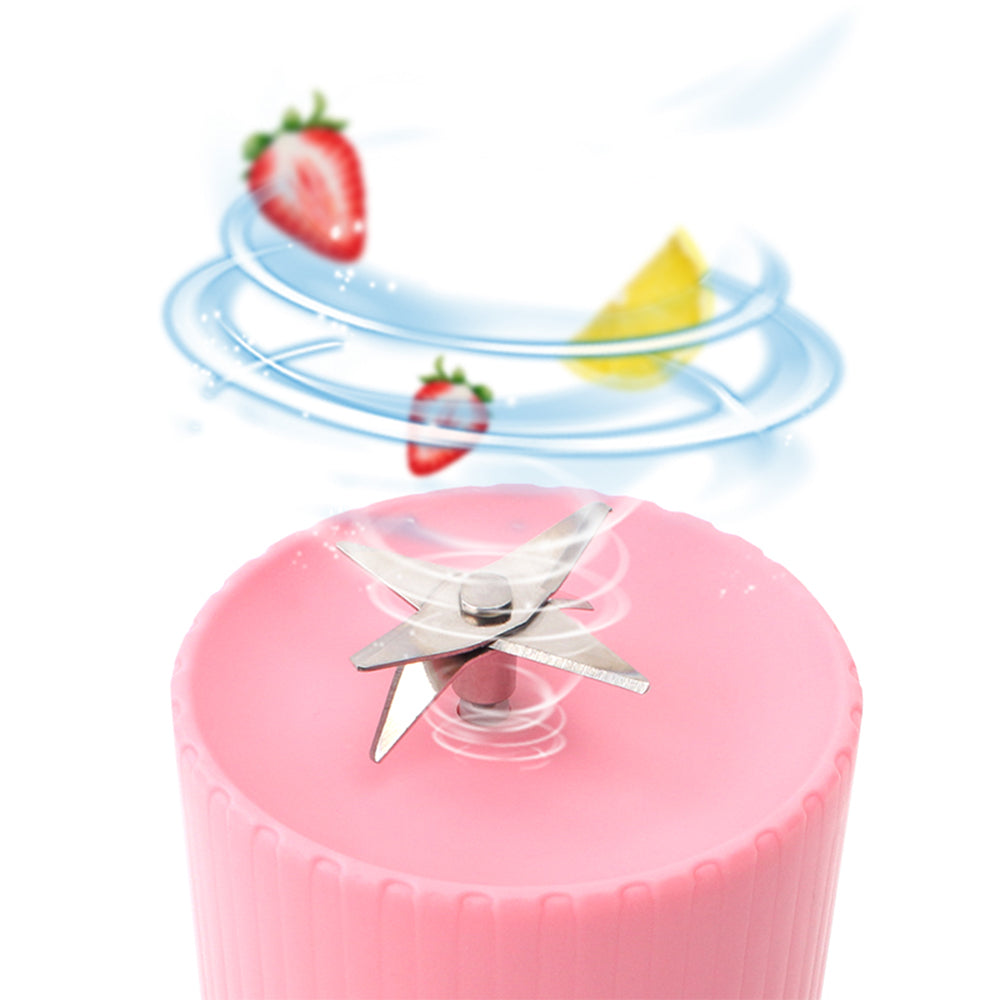 Mini Licuadora Portátil USB Recargable Para Jugos y Batidos 420ml