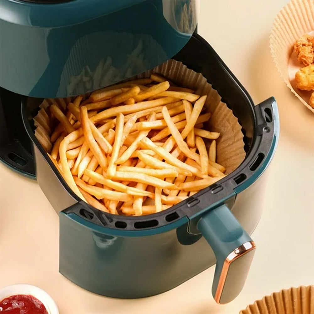 Pack 50 Papeles 20 cm Antiadherentes para Airfryer – Desechables y Prácticos