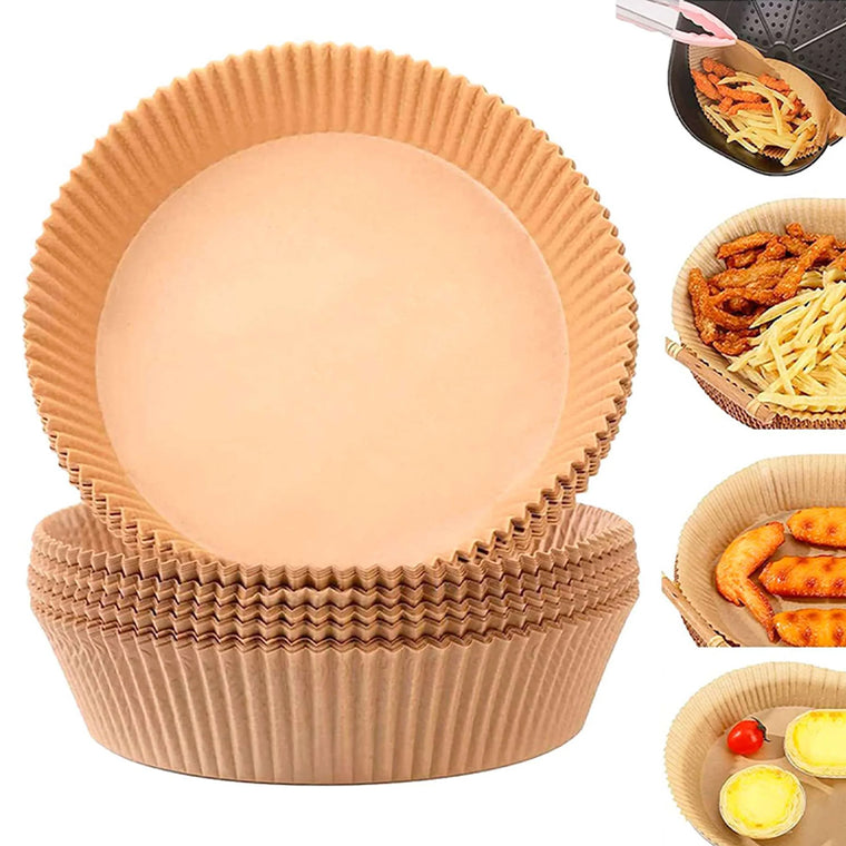 Pack 50 Papeles 20 cm Antiadherentes para Airfryer – Desechables y Prácticos