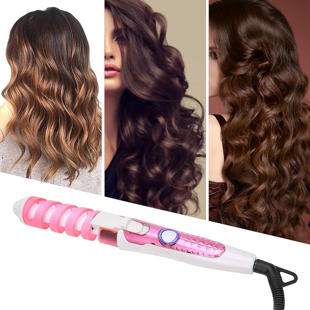 Rizador de Cabello con Cerámica Rizos Definidos y Sin Frizz