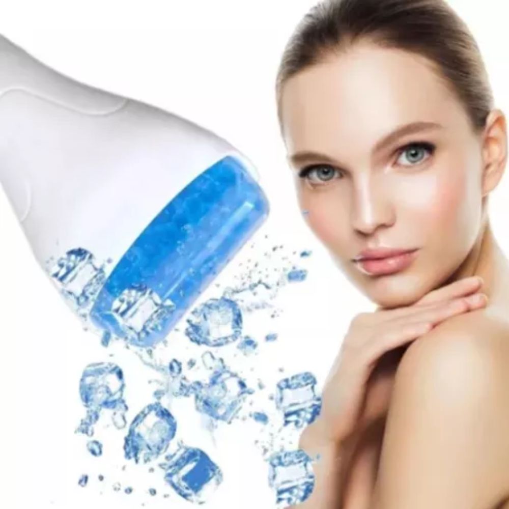 Rodillo Frío Facial Ice Roller Masajeador para Piel Radiante y Rejuvenecida