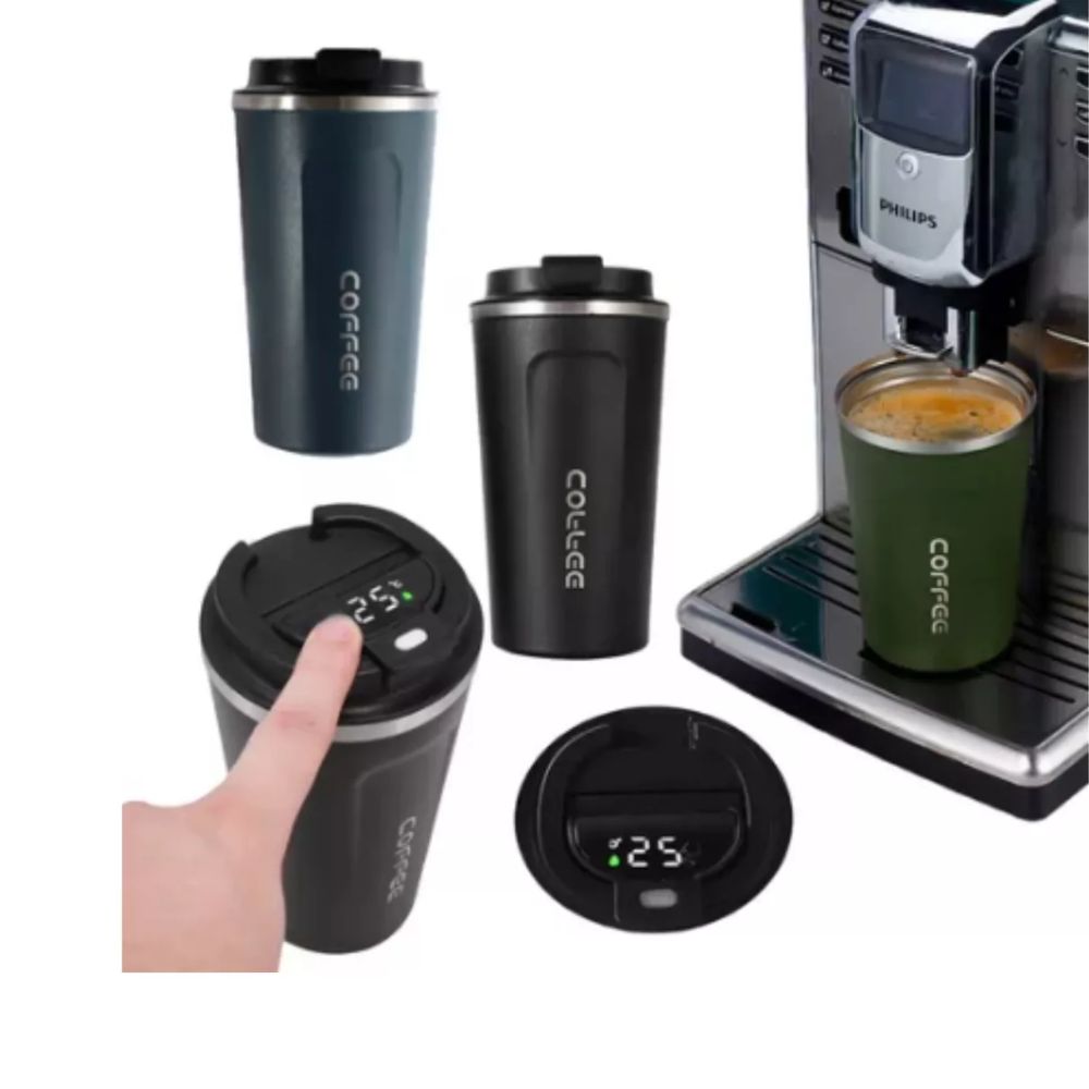 Vaso Térmico de Acero Inoxidable 510ml - Mantiene Bebidas Calientes