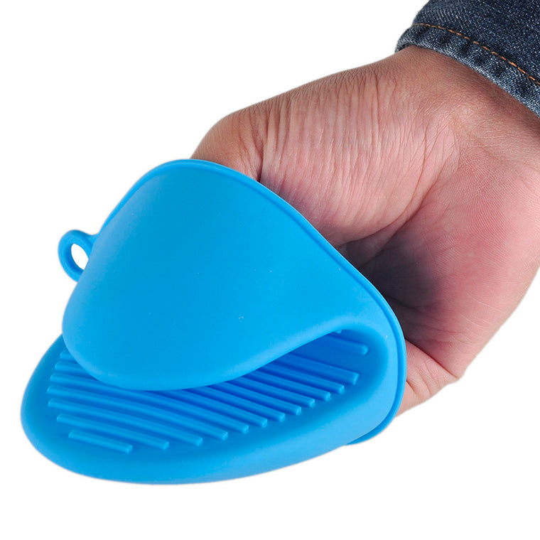 Coge Ollas de Silicona x2 - Guantes Resistentes al Calor y Antideslizantes