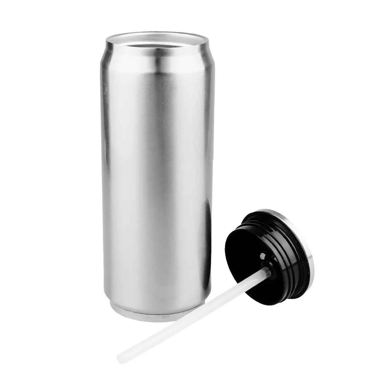 Mug Térmico en Acero Inoxidable 500ml – Diseño Tipo Lata de Soda